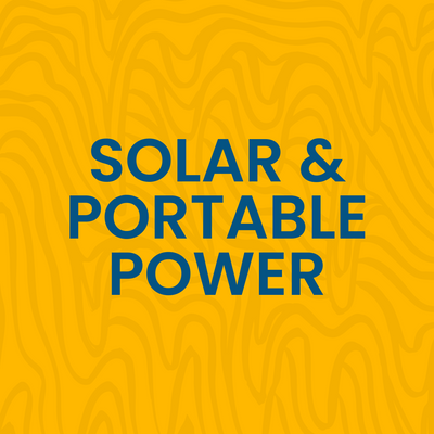 SOLAR & PORTABLE POWER