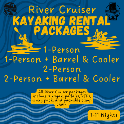 River Cruiser Kayaking Rental Packages