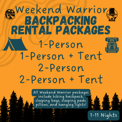 Weekend Warrior Backpacking Rental Package