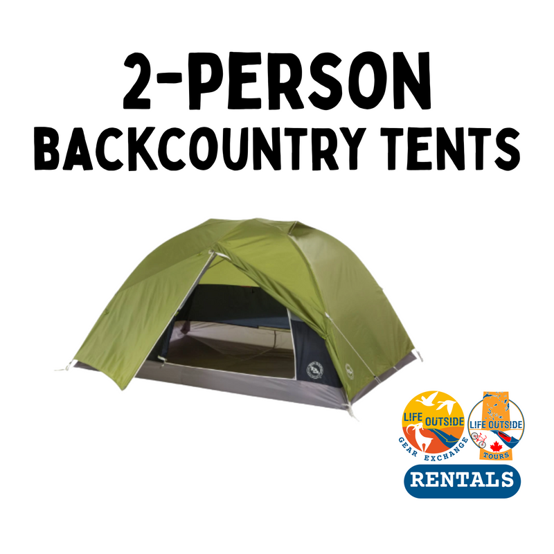 BACKCOUNTRY TENTS: 2-PERSON - Gear Rentals