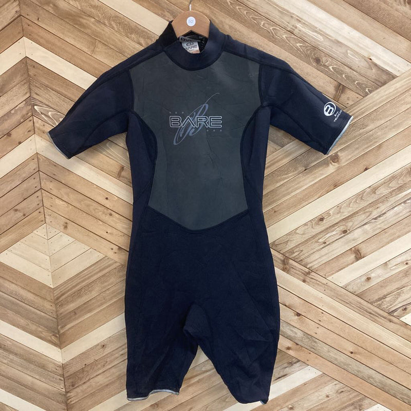 BARE Velocity Shorty Wetsuit MSRP $150: Black Grey --10