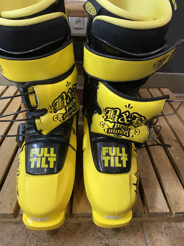 Full Tilt - Drop Kick Ski Boot - MSRP 450.00: Black Yellow --9