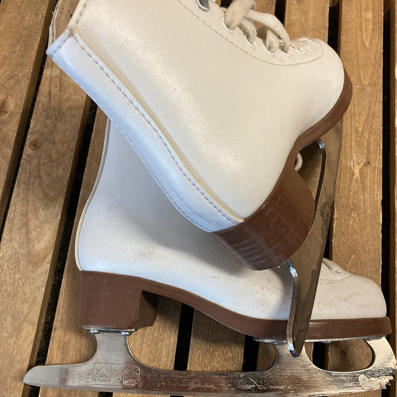 Glacier - 120 Figure Skates - MSRP $90: White -children-12