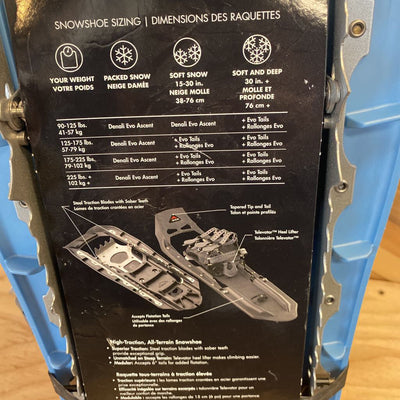 MSR Denali Evo Ascent Snowshoe *New unused. $200+: blue--22