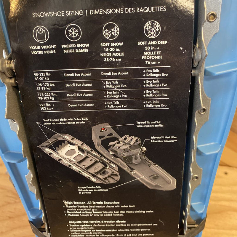 MSR Denali Evo Ascent Snowshoe *New unused. $200+: blue--22