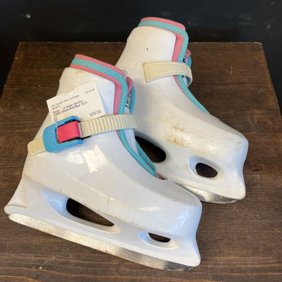 Bauer - Lil Angel Skates - MSRP: White/Pink/Blue-children-10/11