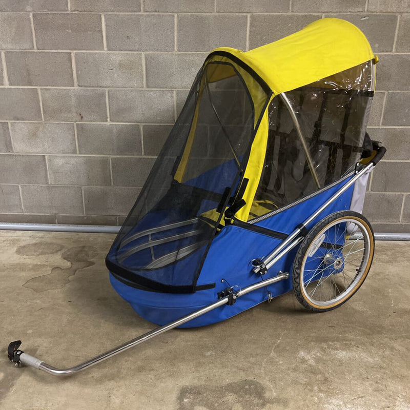 WIKE - Wike Special Needs XL Bicycle Trailer - MSRP $ 1483: Yellow/ Blue--
