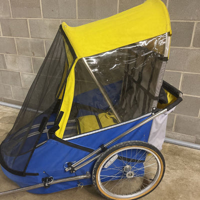 WIKE - Wike Special Needs XL Bicycle Trailer - MSRP $ 1483: Yellow/ Blue--