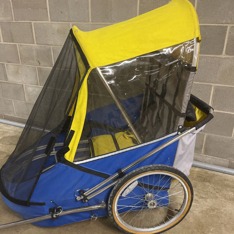 WIKE - Wike Special Needs XL Bicycle Trailer - MSRP $ 1483: Yellow/ Blue--