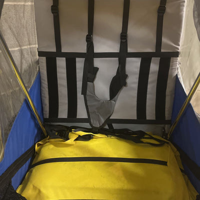 WIKE - Wike Special Needs XL Bicycle Trailer - MSRP $ 1483: Yellow/ Blue--
