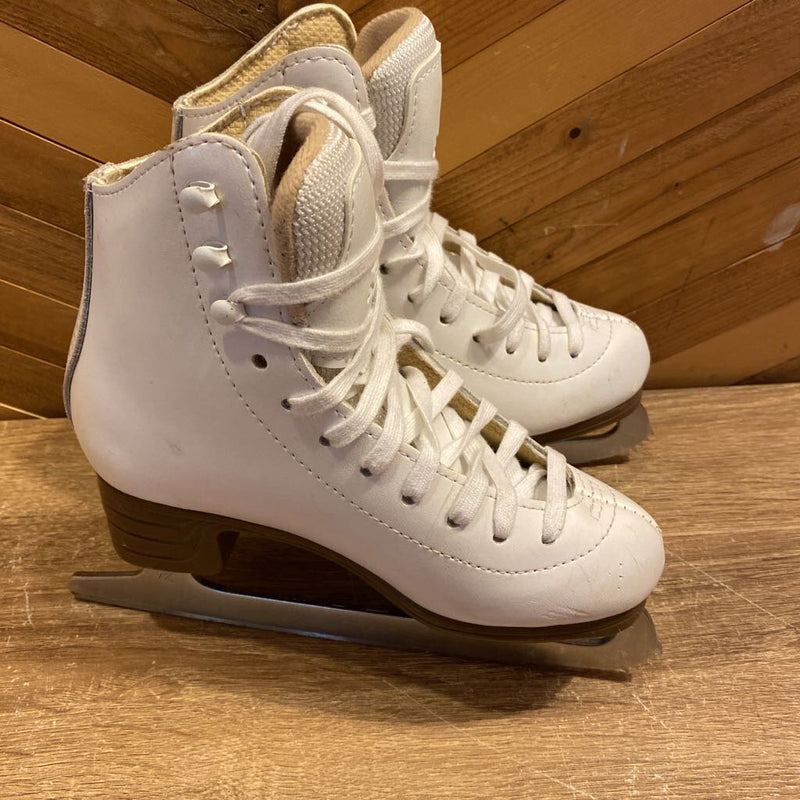 Jackson - Mystique Figure Skates - MSRP $189: White-children-13Y