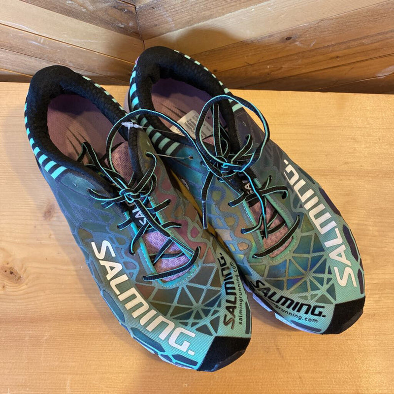 Salming - Speed 6 Running Shoes - MSRP $130: Mint/Purple-women-8.5