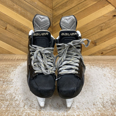 Bauer - Supreme TotalOne MX3 Junior Hockey Skates - MSRP $800+: Black-children-4D