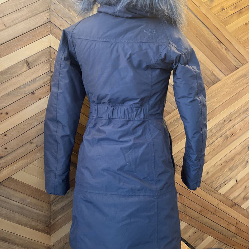 The North Face - Long Down Jacket - MSRP comparable $440: Grey-women-XS