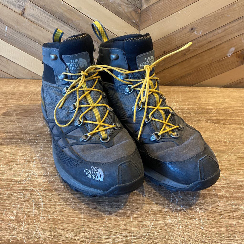 The North Face - Gore-Tex Hiking Boots - MSRP comparable $210: Grey/Yellow-men-10.5