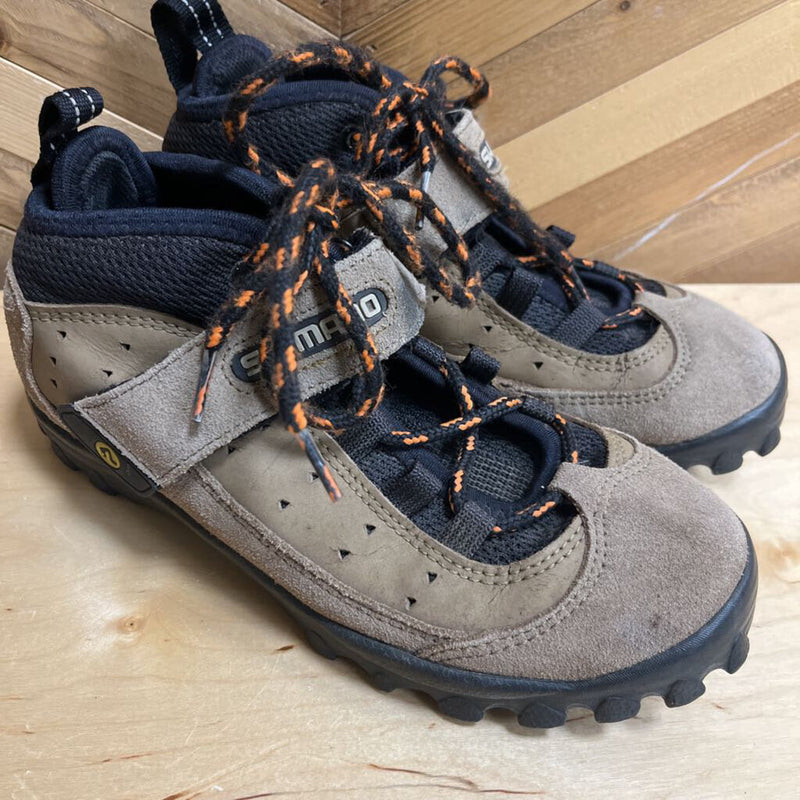 Shimano - SH-M057 Waterproof Cycling Shoes - SPD Cleats - MSRP $135: Tan/Black-men-M7