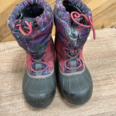 SOREL - children's winter boots - MSRP comp $90: Pink, purple and grey-children-y12