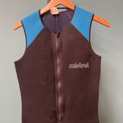 Mistal-Sleeveless Wetsuit - MSRP comparable $289: Black/ Blue-unisex-MD