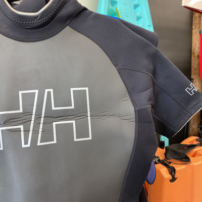 Helly Hansen - shorty wetsuit - MSRP comp $190: Black and Grey--LG
