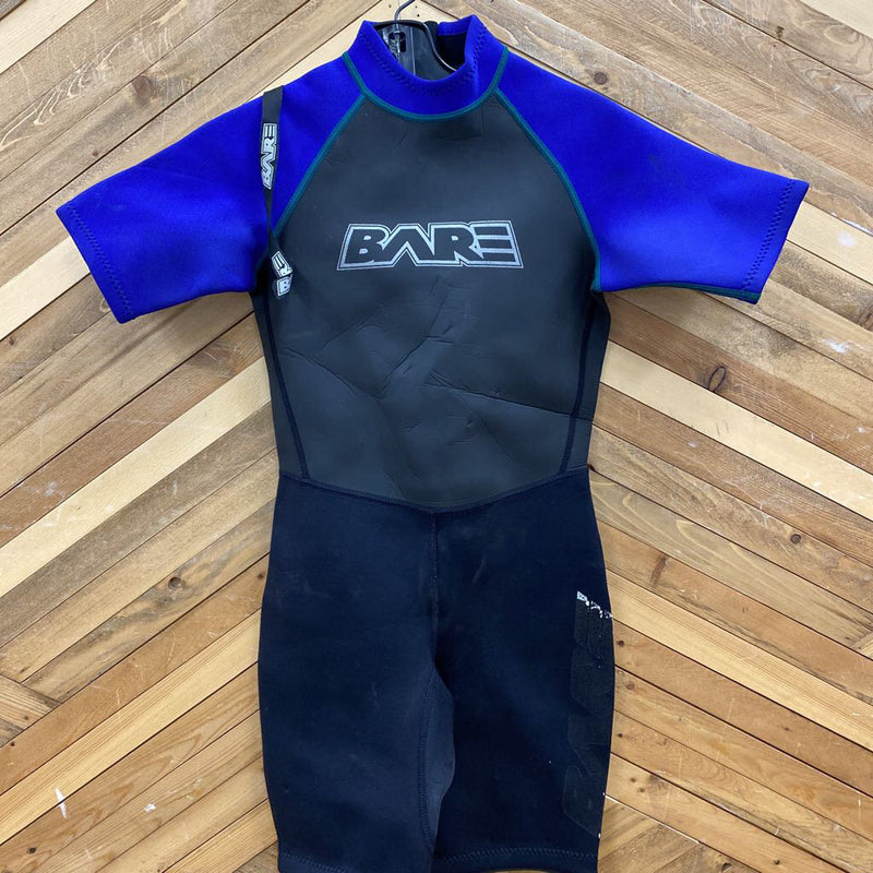 Bare - junior wetsuit - MSRP $130: Black and Blue-children-12