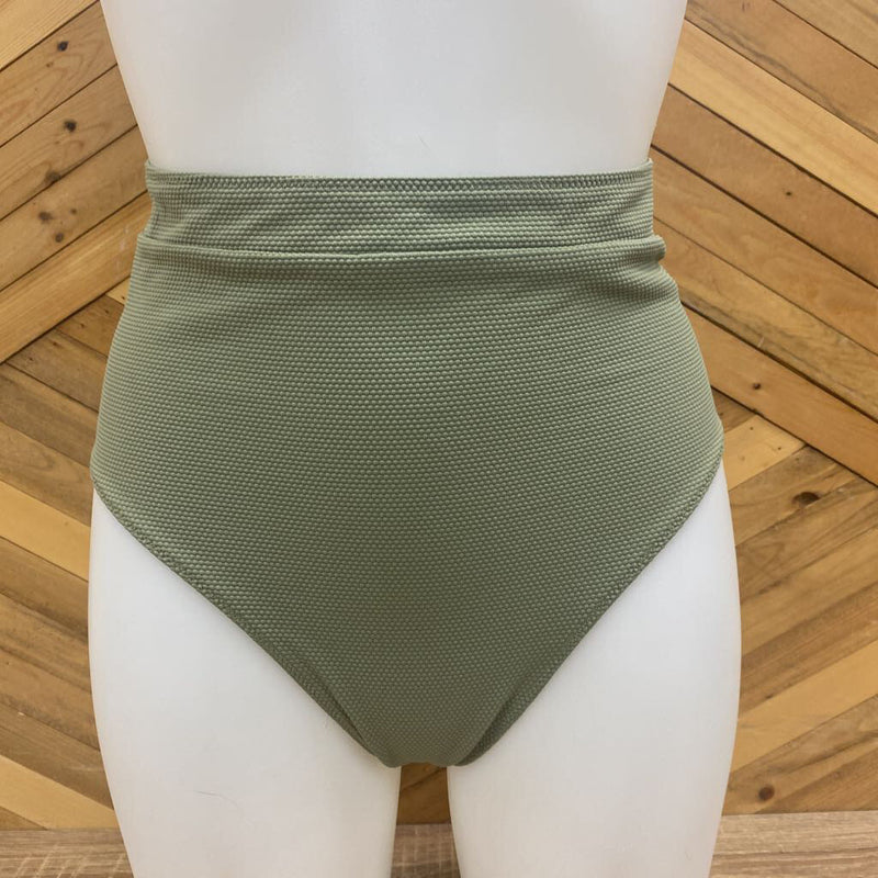 Lululemon - High Waisted Bikini Bottoms - MSRP comp $74: Sage Green-women-