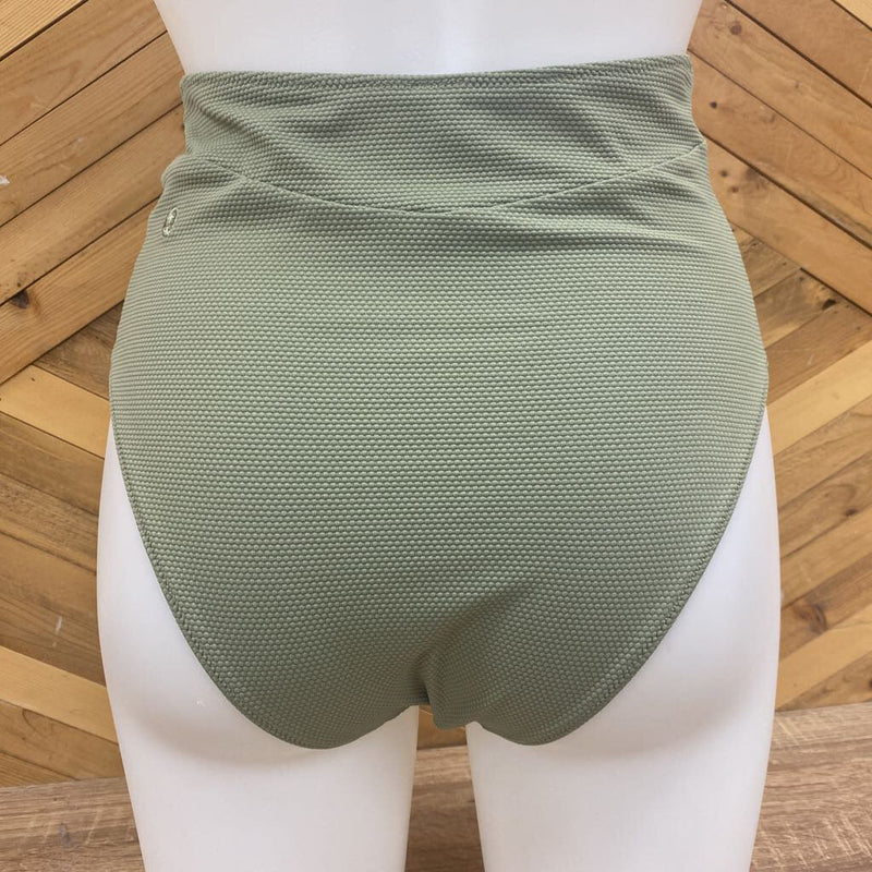 Lululemon - High Waisted Bikini Bottoms - MSRP comp $74: Sage Green-women-