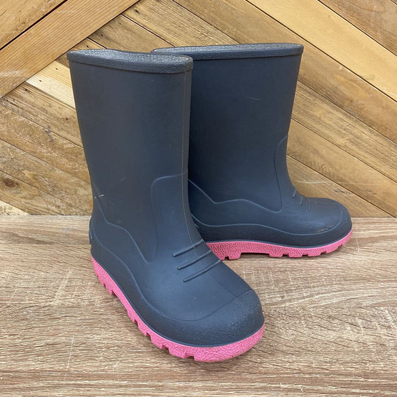 Kamik- Rain Boots- MSERP $45 : Grey/Pink -children-12T