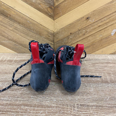 Unparallel - Sirius Lace LV Rock Climbing Shoes - MSRP $198: Black, red-unisex-M6.5/W8