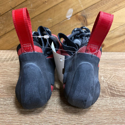 Unparallel - Lace Rock climbing Shoes - MSRP $175: Black, red-unisex-5.5