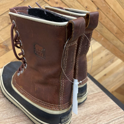 Sorel - Women's Insulated leather boots - MSRP $190: Dark brown-women-W7.5