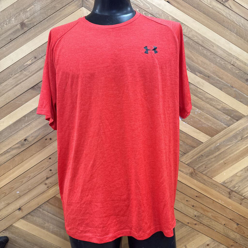 Under Armour - The Tech Tee - MSRP $35: Red-men-XL