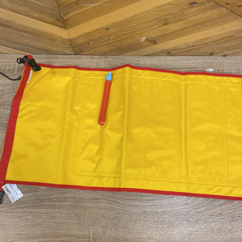 Inflatable Dry Bag w/ Tether: Yellow/Red--