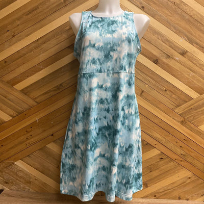 Eddie Bauer - Summer dress- MSRP $100: White/Blue -women-MD