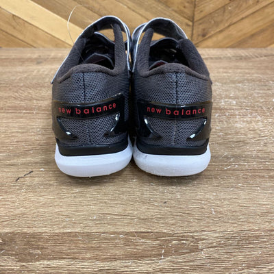 New Balance - NB Cycling Shoes - MSRP compared $120 : Black/Grey/Red-women-7.5