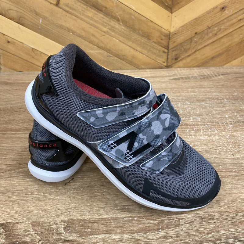 New Balance - NB Cycling Shoes - MSRP compared $120 : Black/Grey/Red-women-7.5