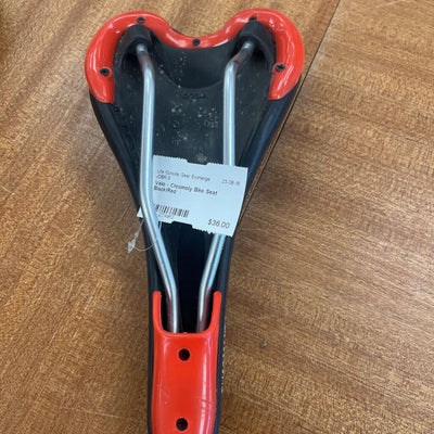 Velo - Chromoly Bike Seat: Black/Red--