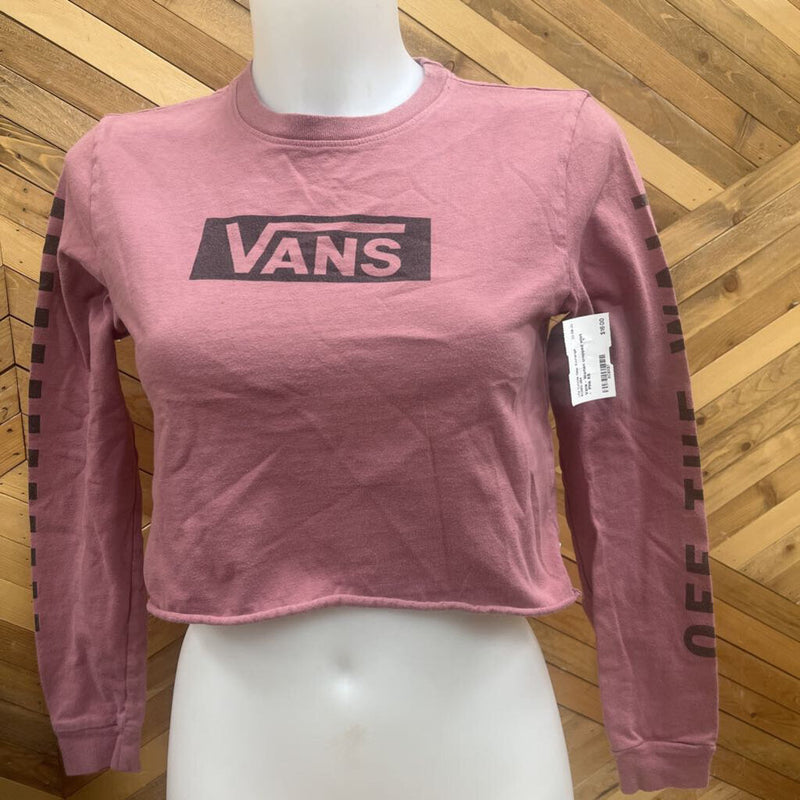 Vans - Women cropped shirt - : Pink-women-XS