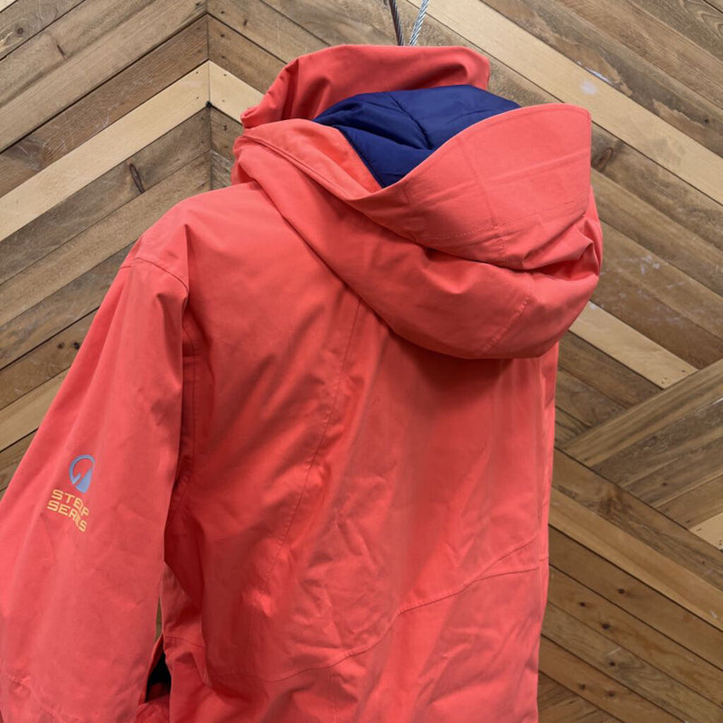 The North Face- Steep series winter jacket- MSRP $430: Coarl/Orange -women-MM