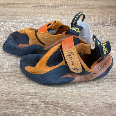 LA Sportiva - Python Climbing Shoes - MSRP $225: Orange/Black-women-4.5