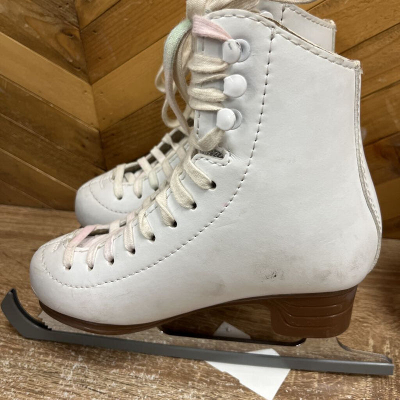 Jackson - Mystique Figure Skates: White -children-13.5T