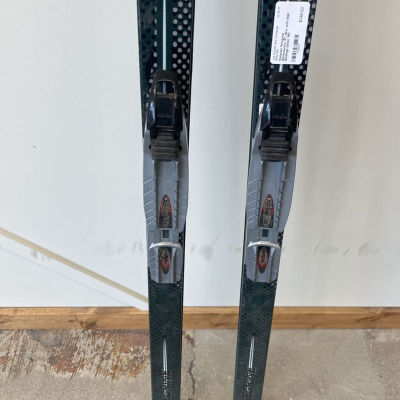 Peltonen Peregrine Backcountry XC Skis with NNN Bindings: Green--160