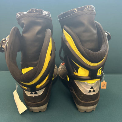 Fischer - RC7 XC Skate Ski Boots - NNN - MSRP $400+: Black/Grey/Yellow-unisex-42