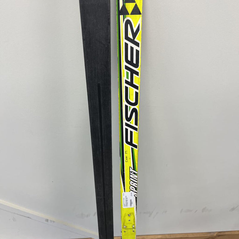 Fischer RCS Sprint XC Skis no bindings: Yellow--150