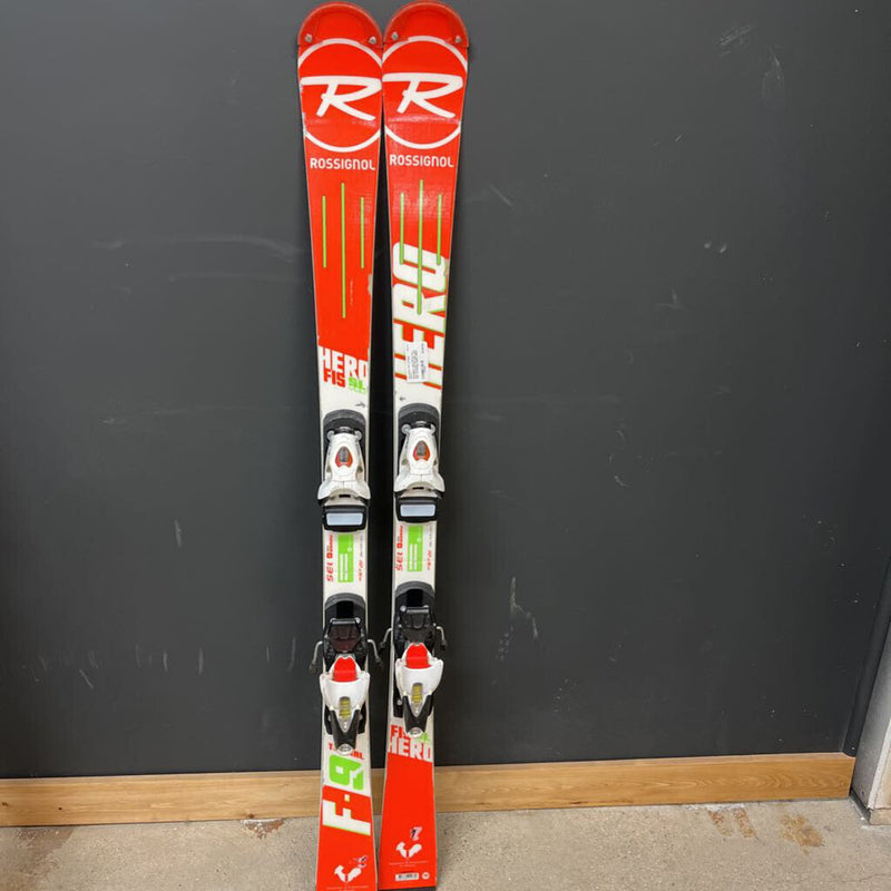 Rossignol- Hero FIS SL Pro Race Downhill Ski with Look SPX 10 binding- MSRP $900+: Red/white/green--135cm