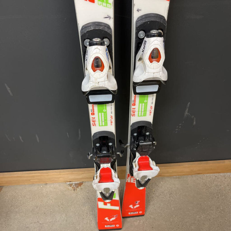 Rossignol- Hero FIS SL Pro Race Downhill Ski with Look SPX 10 binding- MSRP $900+: Red/white/green--135cm