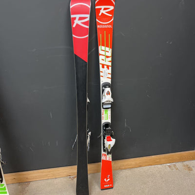 Rossignol- Hero FIS SL Pro Race Downhill Ski with Look SPX 10 binding- MSRP $900+: Red/white/green--135cm