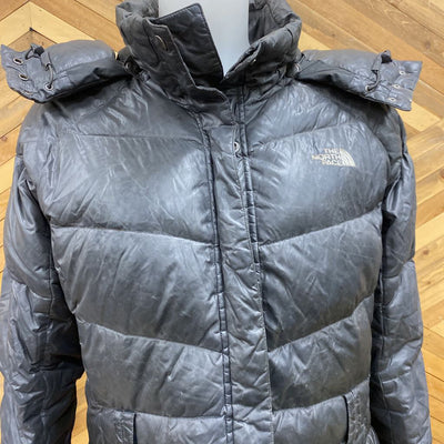 The North Face - Women's 550-Fill Down Jacket - MSRP comp $300: Grey-women-XL