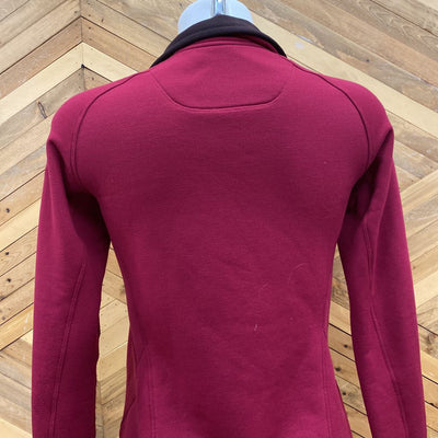 Arc'teryx - Women's Maeven Full-Zip Fleece - MSRP $200: Burgundy-women-SM