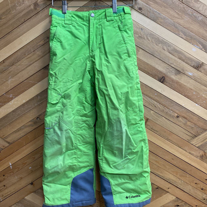 Columbia- Bugaboo snow pants- MSRP $118: Lime Green -children-SM Y