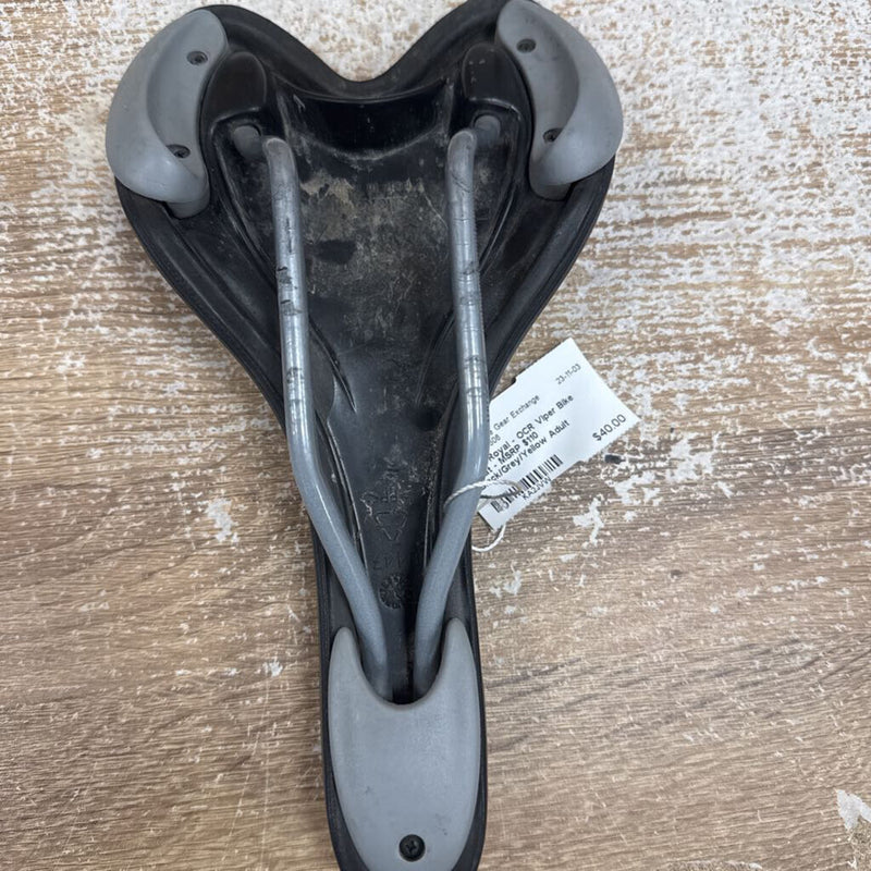 Selle Royal - OCR Viper Bike Seat - MSRP $110: Black/Grey/Yellow--Adult